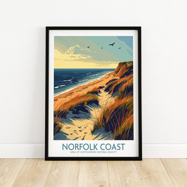 Norfolk Coast Wall Art Print