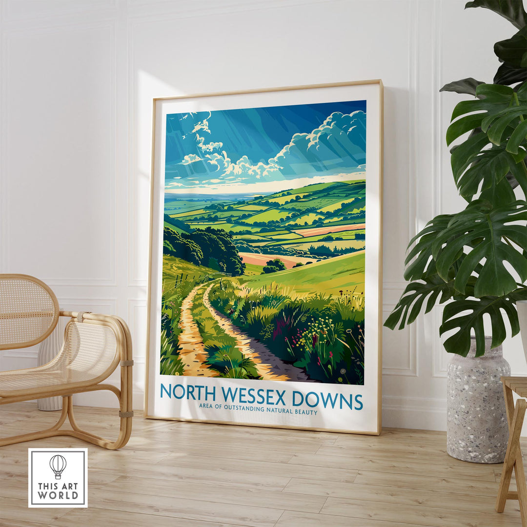 North Wessex Downs Art Print
