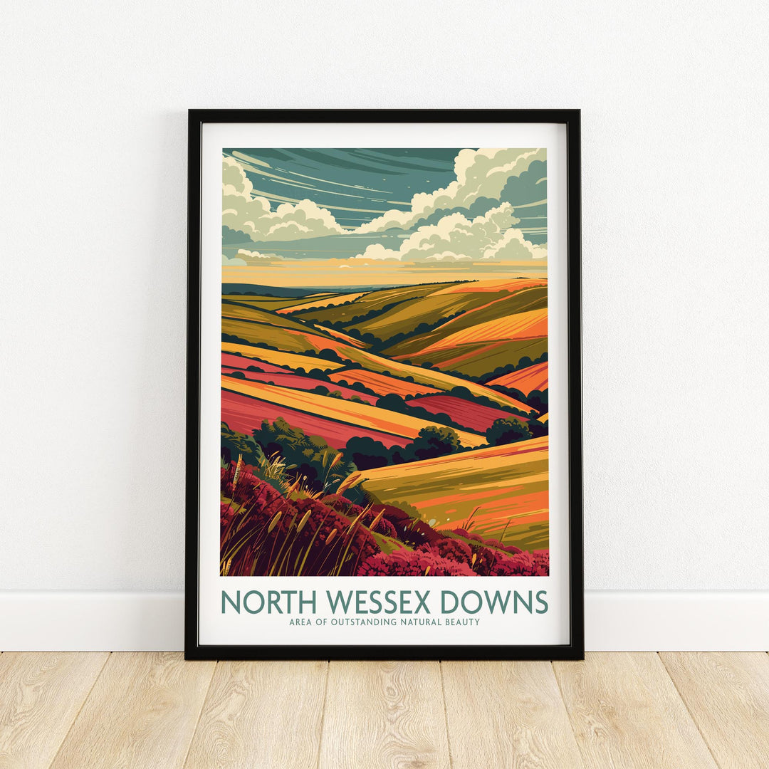 North Wessex Downs Travel Print