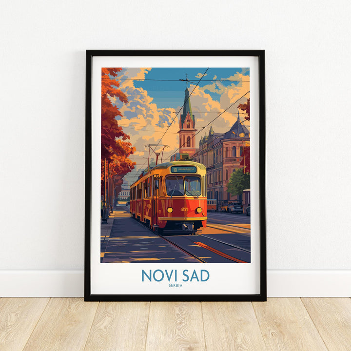 Novi Sad Travel Poster - Serbia
