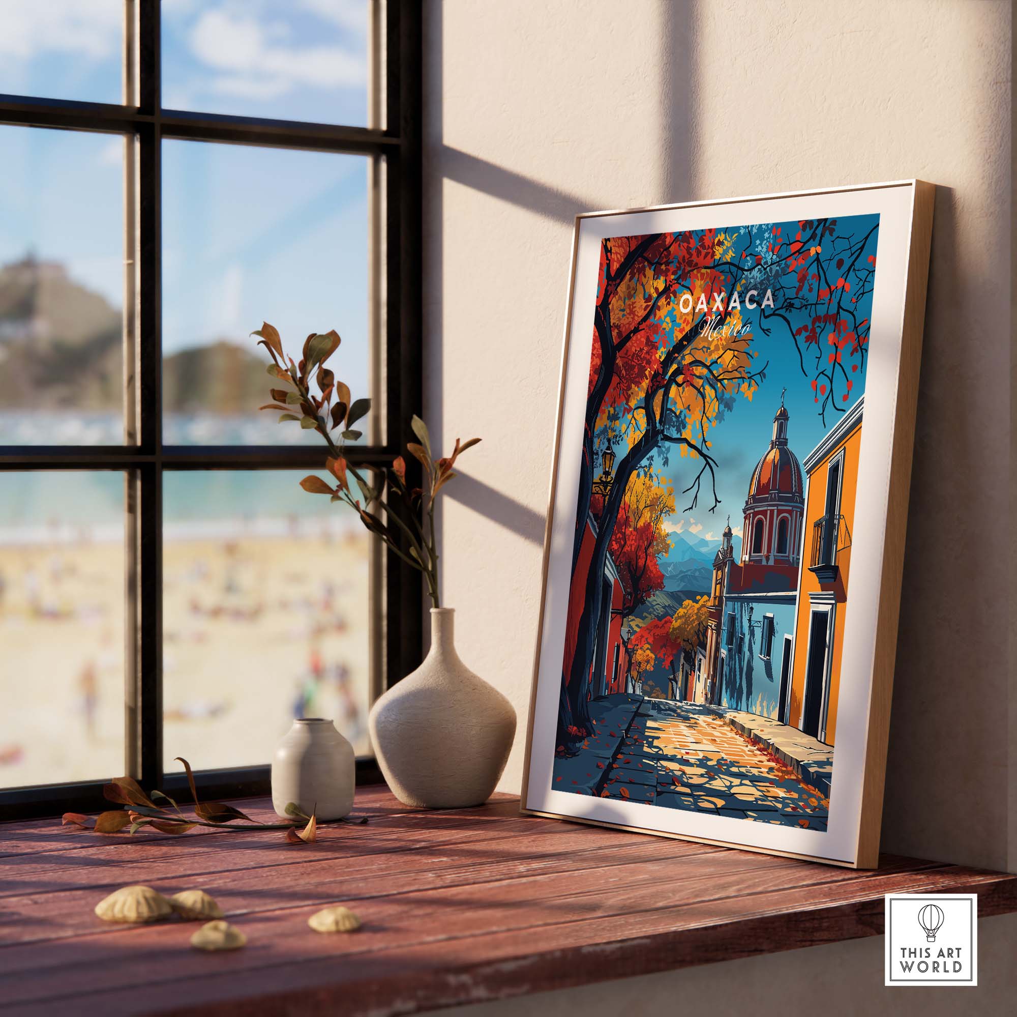 Oaxaca Art Print part of our best collection or travel posters and prints - ThisArtWorld