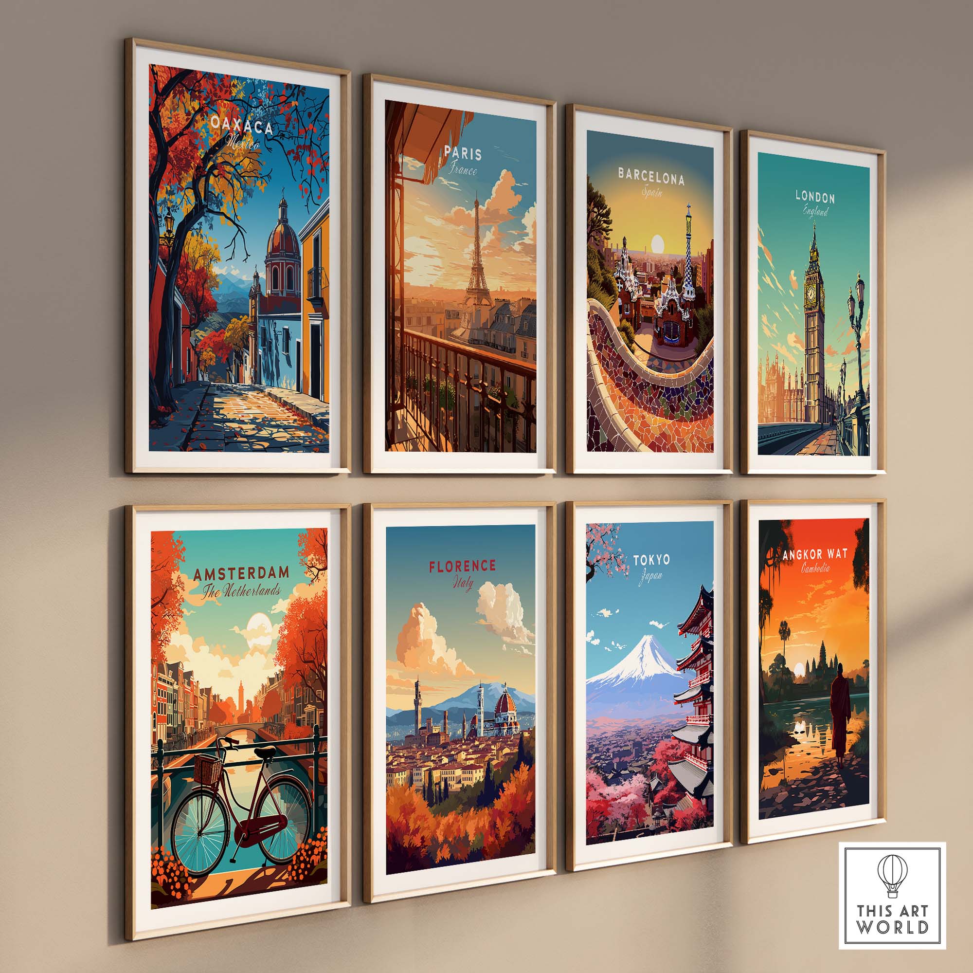 Oaxaca Art Print part of our best collection or travel posters and prints - ThisArtWorld