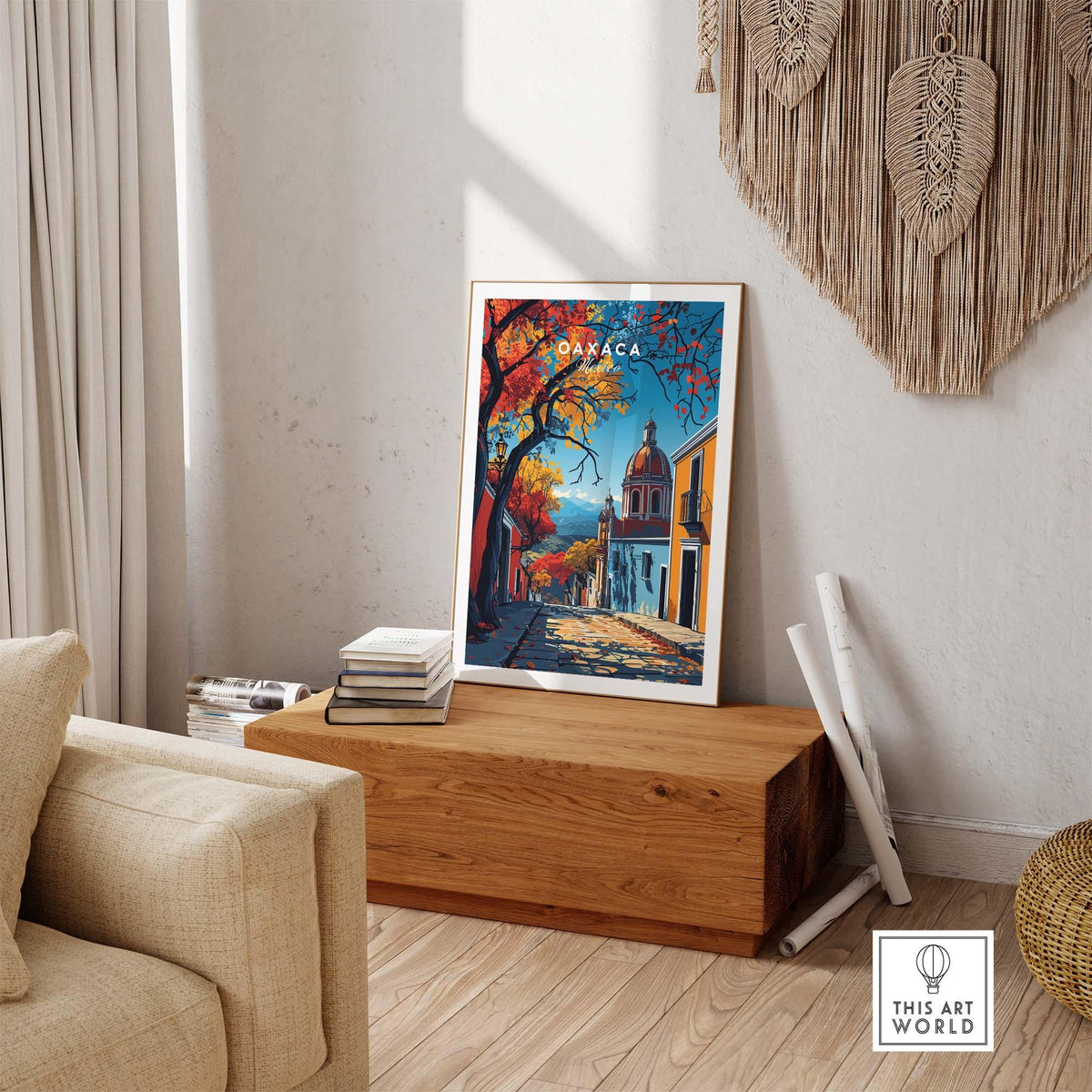 Oaxaca Art Print part of our best collection or travel posters and prints - ThisArtWorld