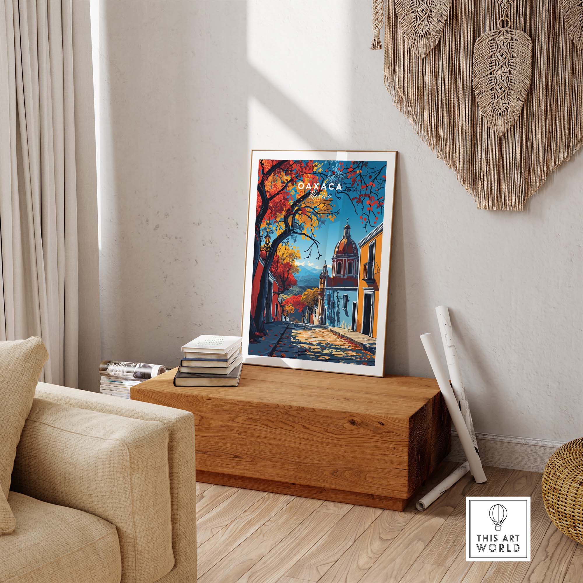 Oaxaca Art Print part of our best collection or travel posters and prints - ThisArtWorld