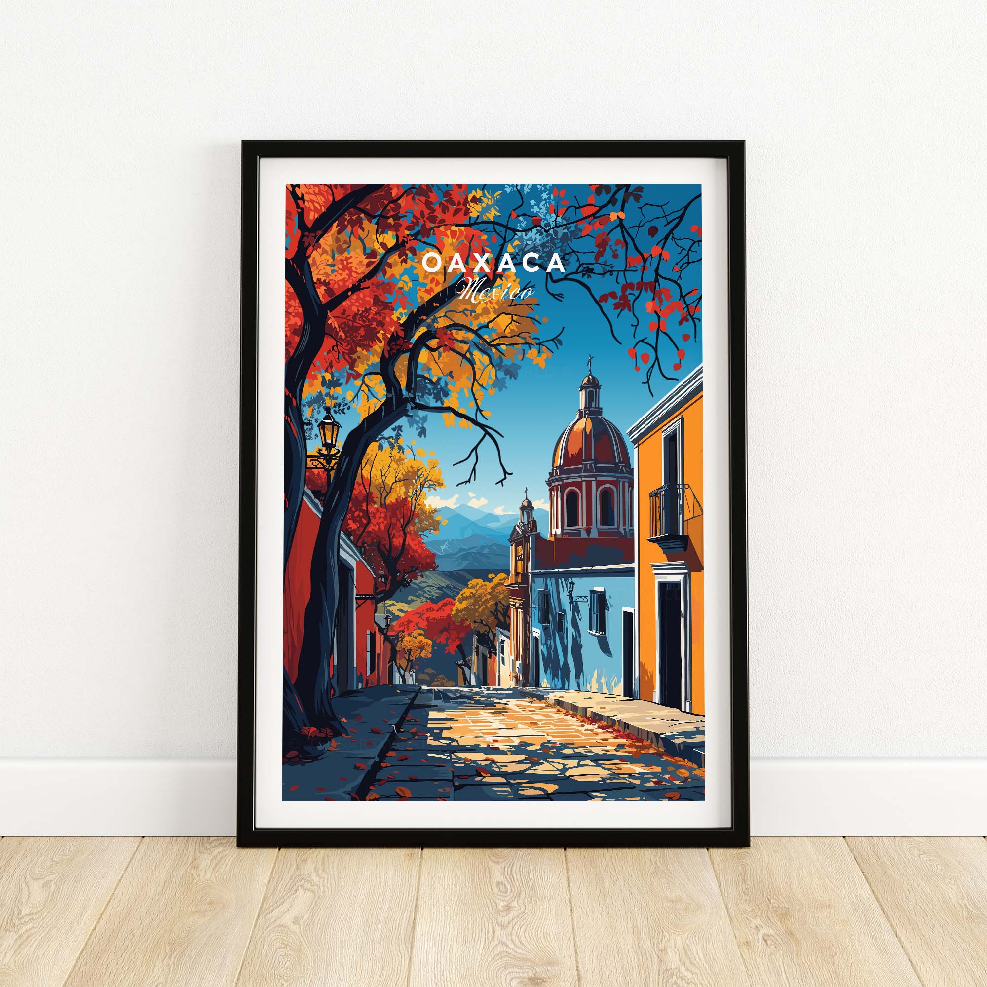 Oaxaca Art Print part of our best collection or travel posters and prints - ThisArtWorld