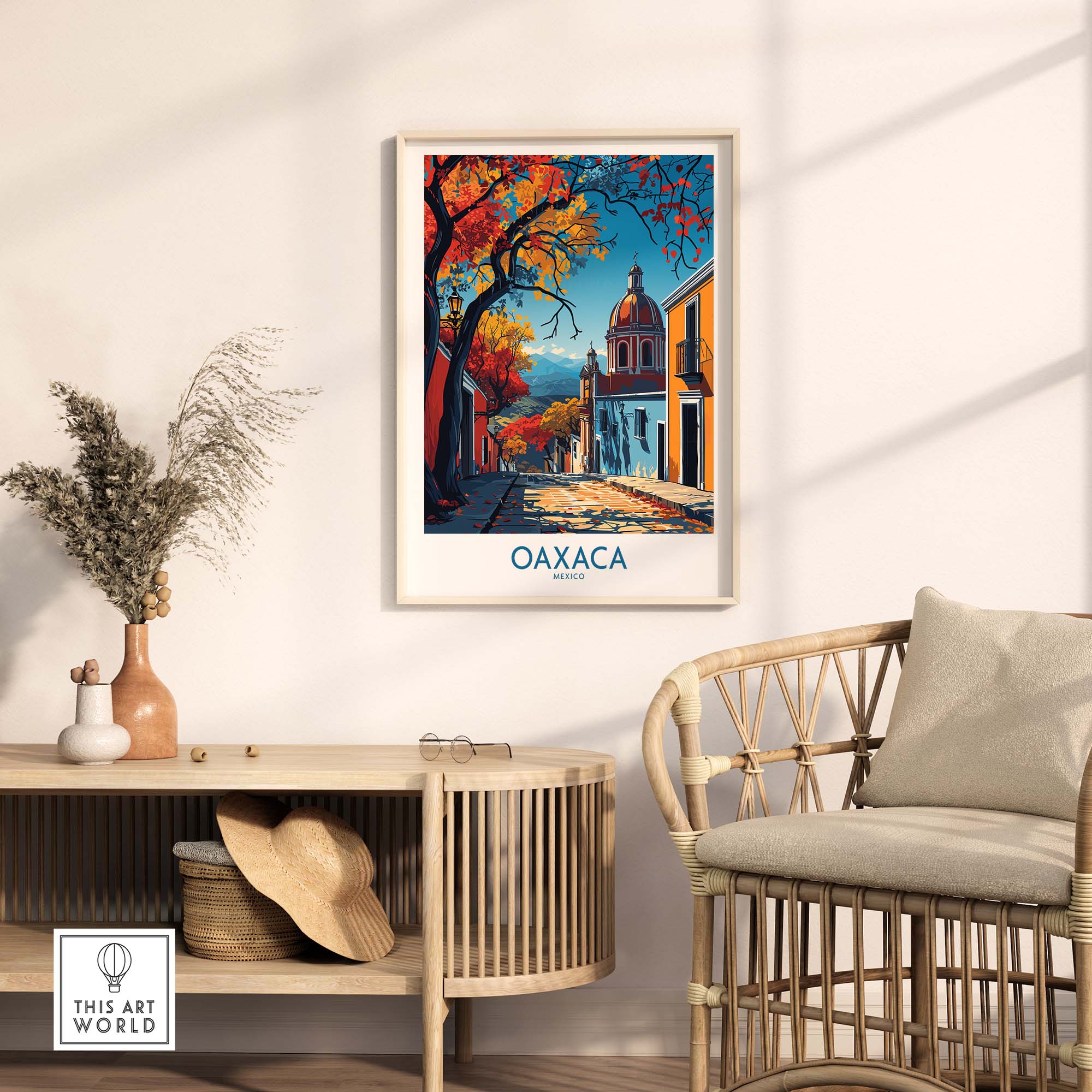 Oaxaca Poster part of our best collection or travel posters and prints - ThisArtWorld
