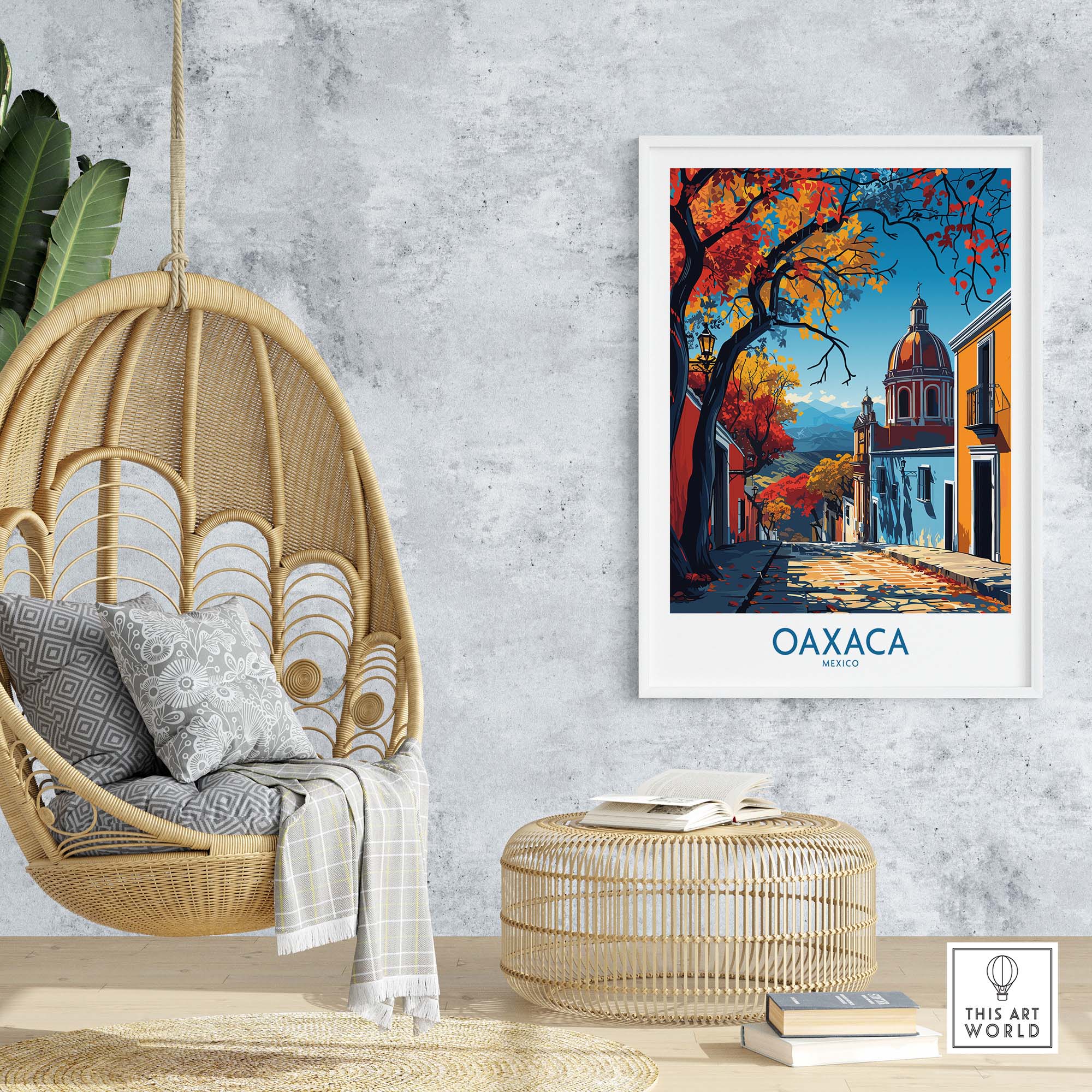 Oaxaca Poster part of our best collection or travel posters and prints - ThisArtWorld