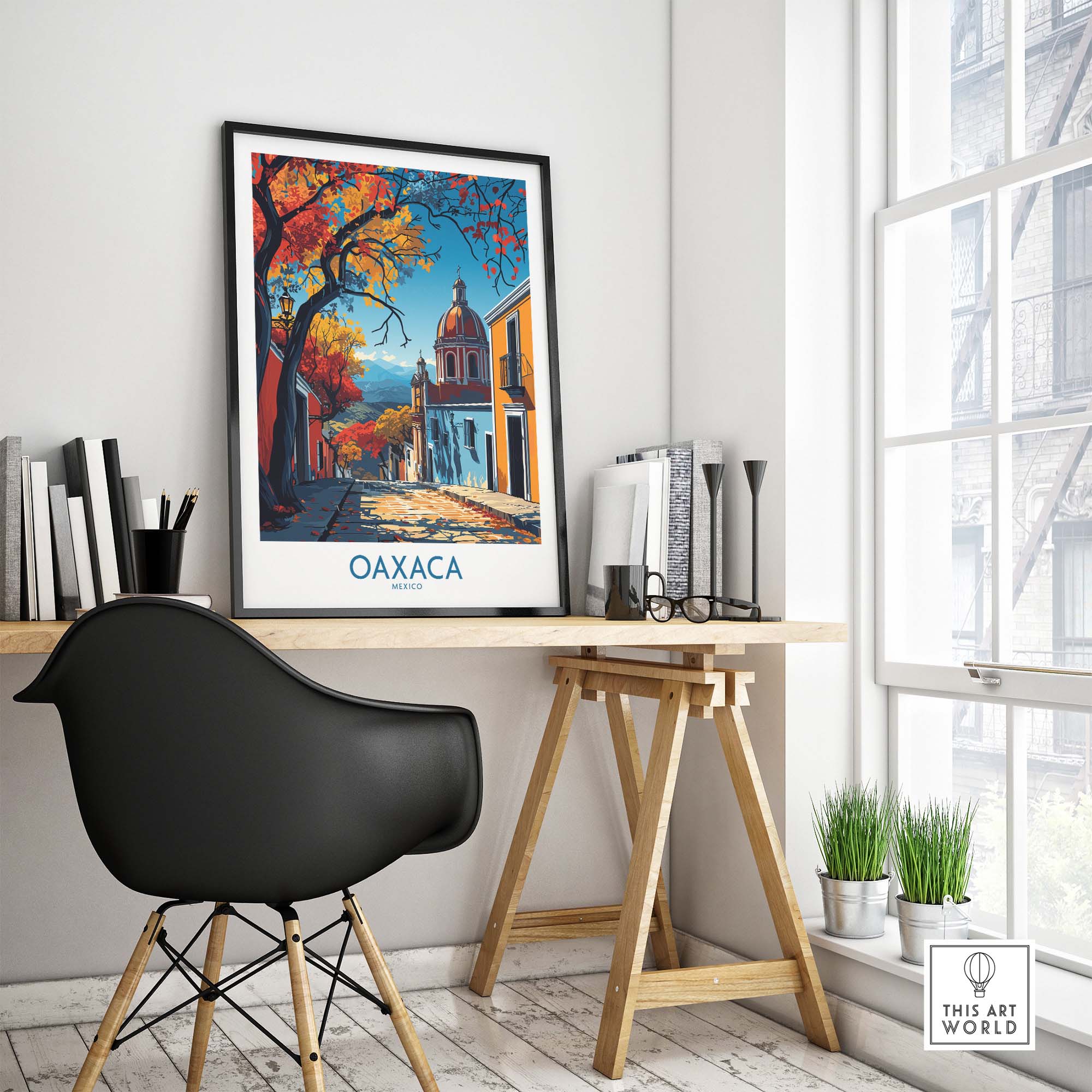 Oaxaca Poster part of our best collection or travel posters and prints - ThisArtWorld