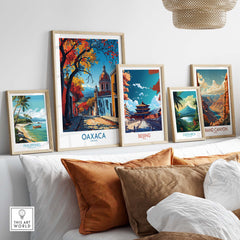 Oaxaca Poster part of our best collection or travel posters and prints - ThisArtWorld