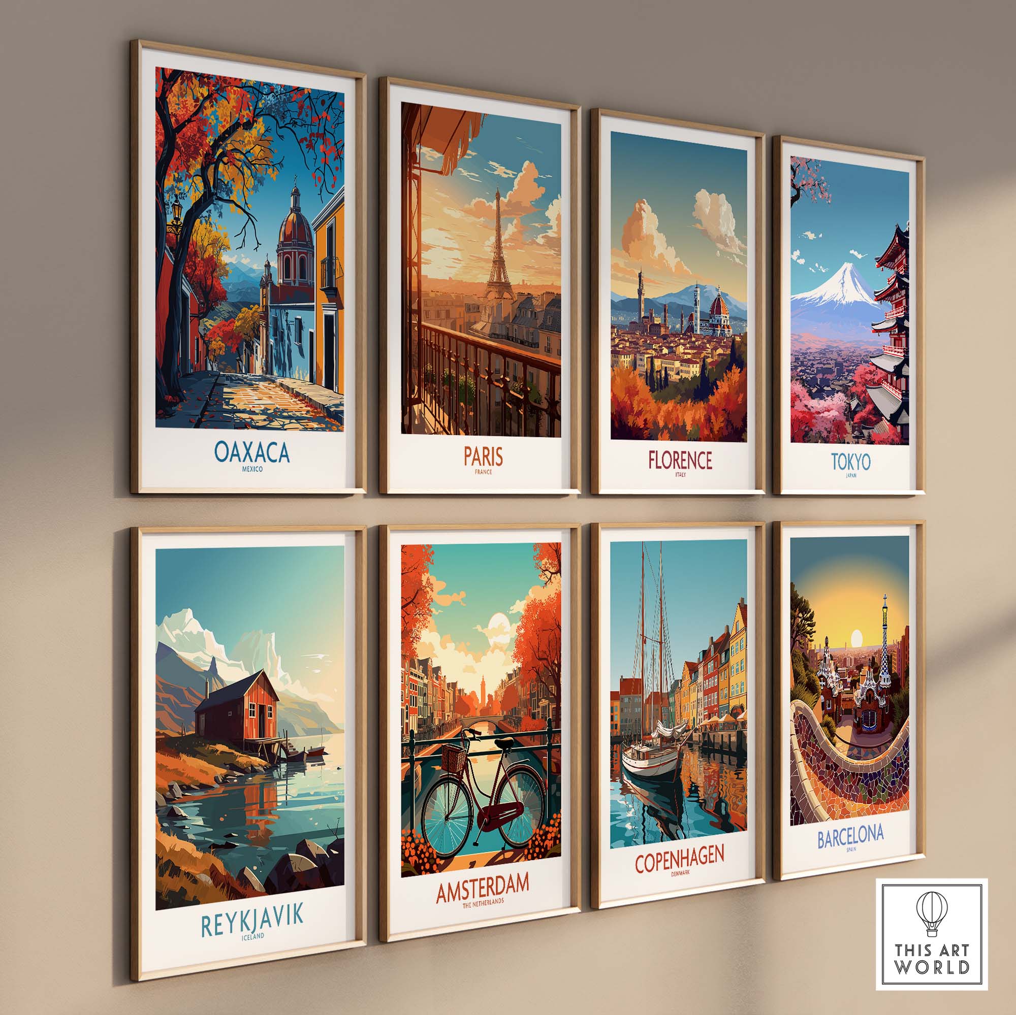 Oaxaca Poster part of our best collection or travel posters and prints - ThisArtWorld