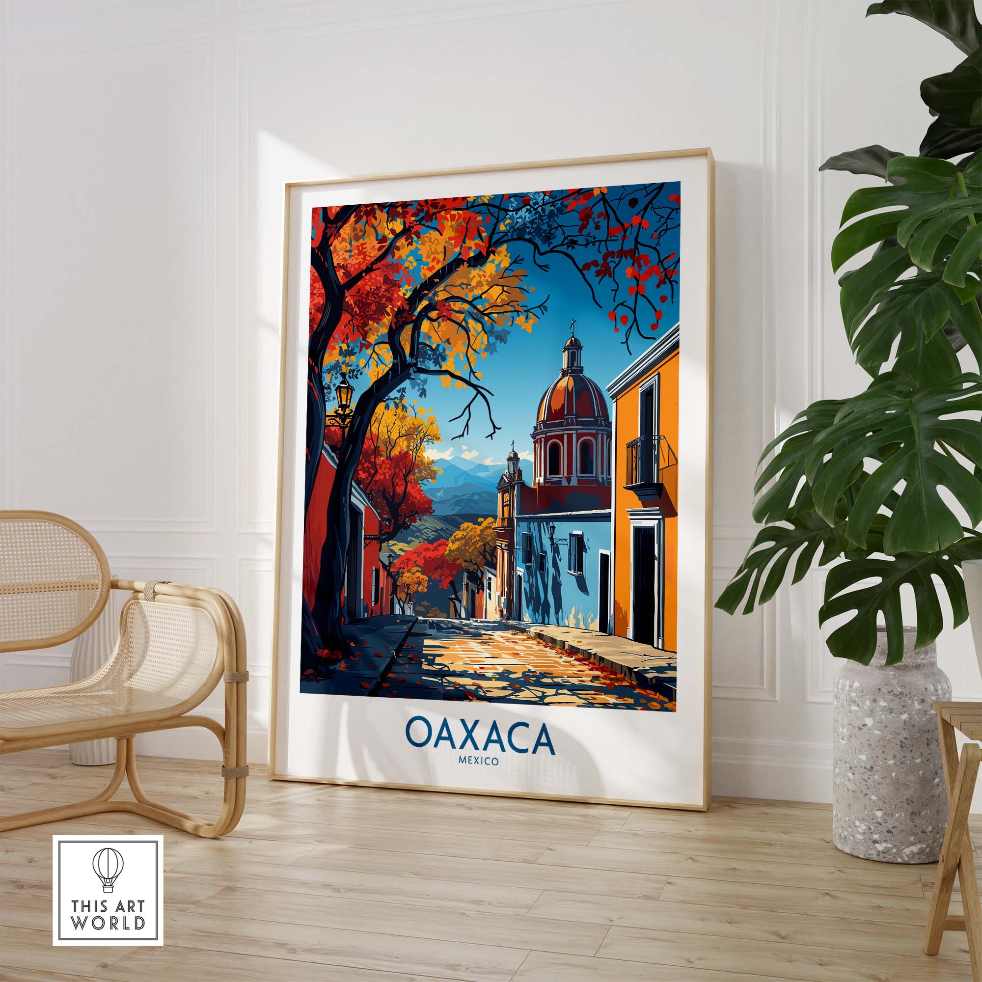 Oaxaca Poster part of our best collection or travel posters and prints - ThisArtWorld