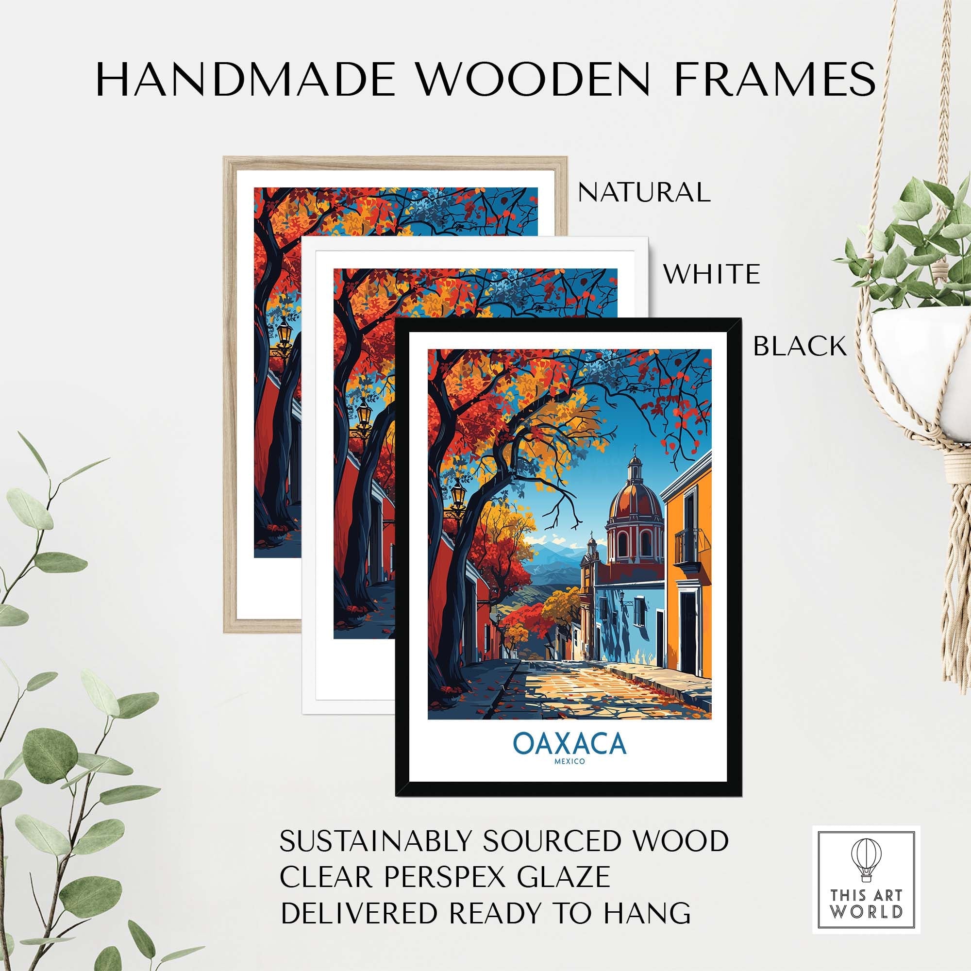 Oaxaca Poster part of our best collection or travel posters and prints - ThisArtWorld