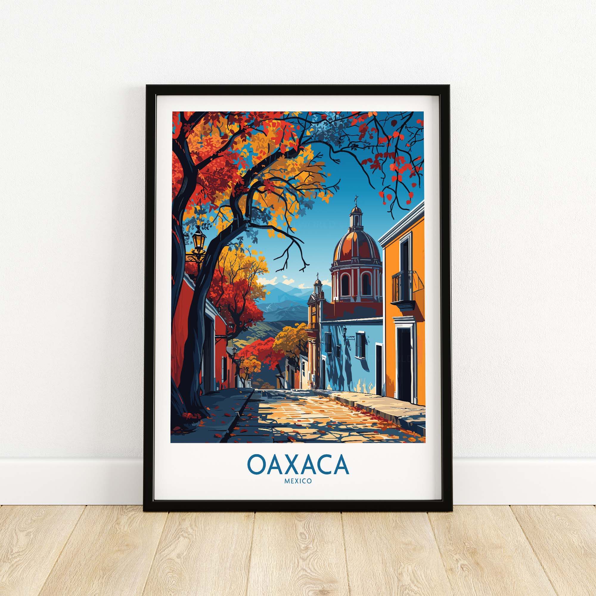 Oaxaca Poster part of our best collection or travel posters and prints - ThisArtWorld