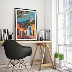 Oaxaca Print Mexico part of our best collection or travel posters and prints - ThisArtWorld