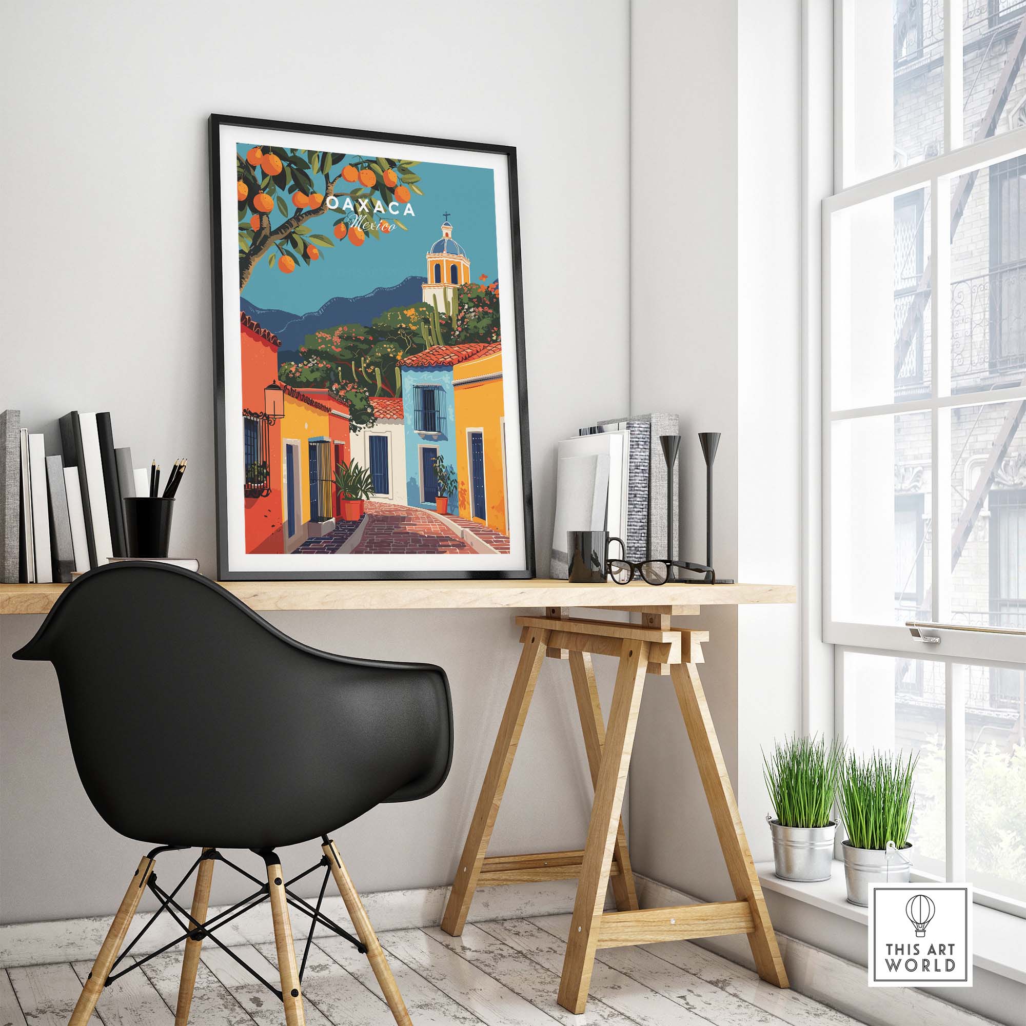 Oaxaca Print Mexico part of our best collection or travel posters and prints - ThisArtWorld