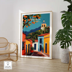 Oaxaca Print Mexico part of our best collection or travel posters and prints - ThisArtWorld