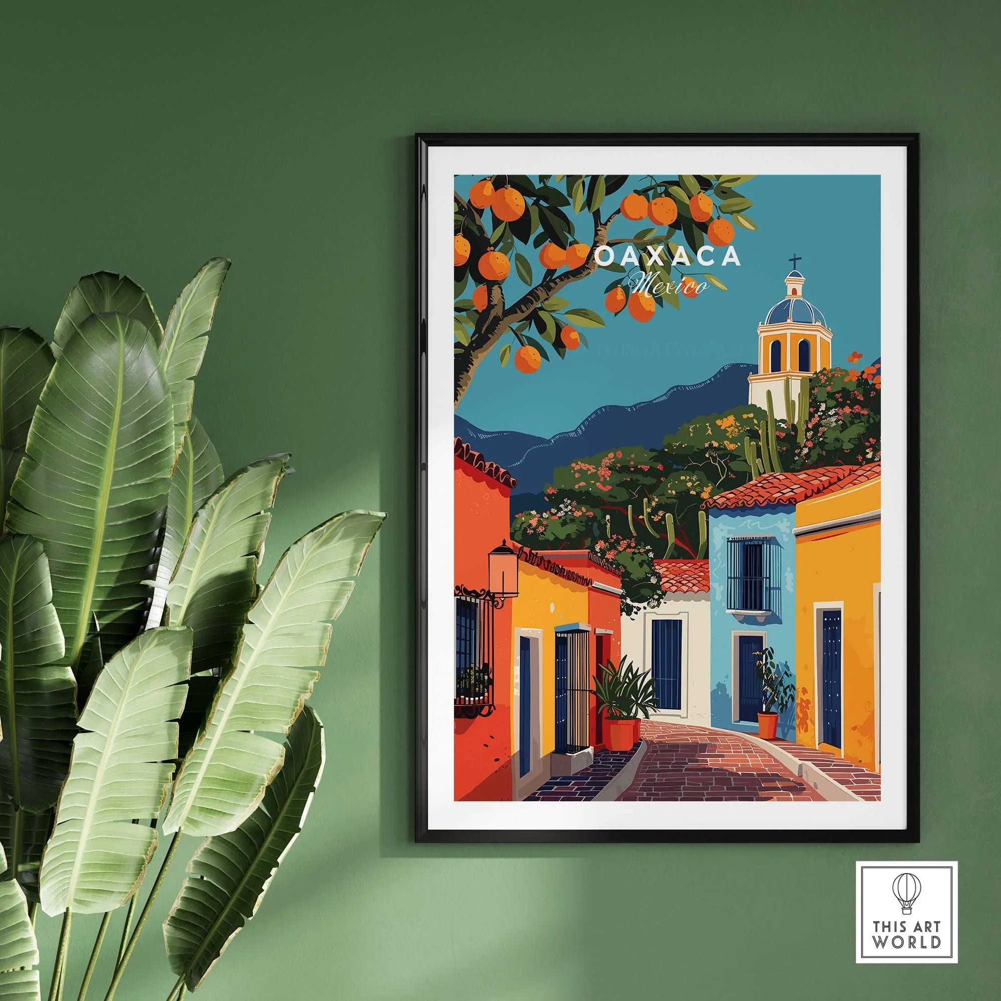Vibrant Oaxaca Print - Mexican Culture Art – This Art World