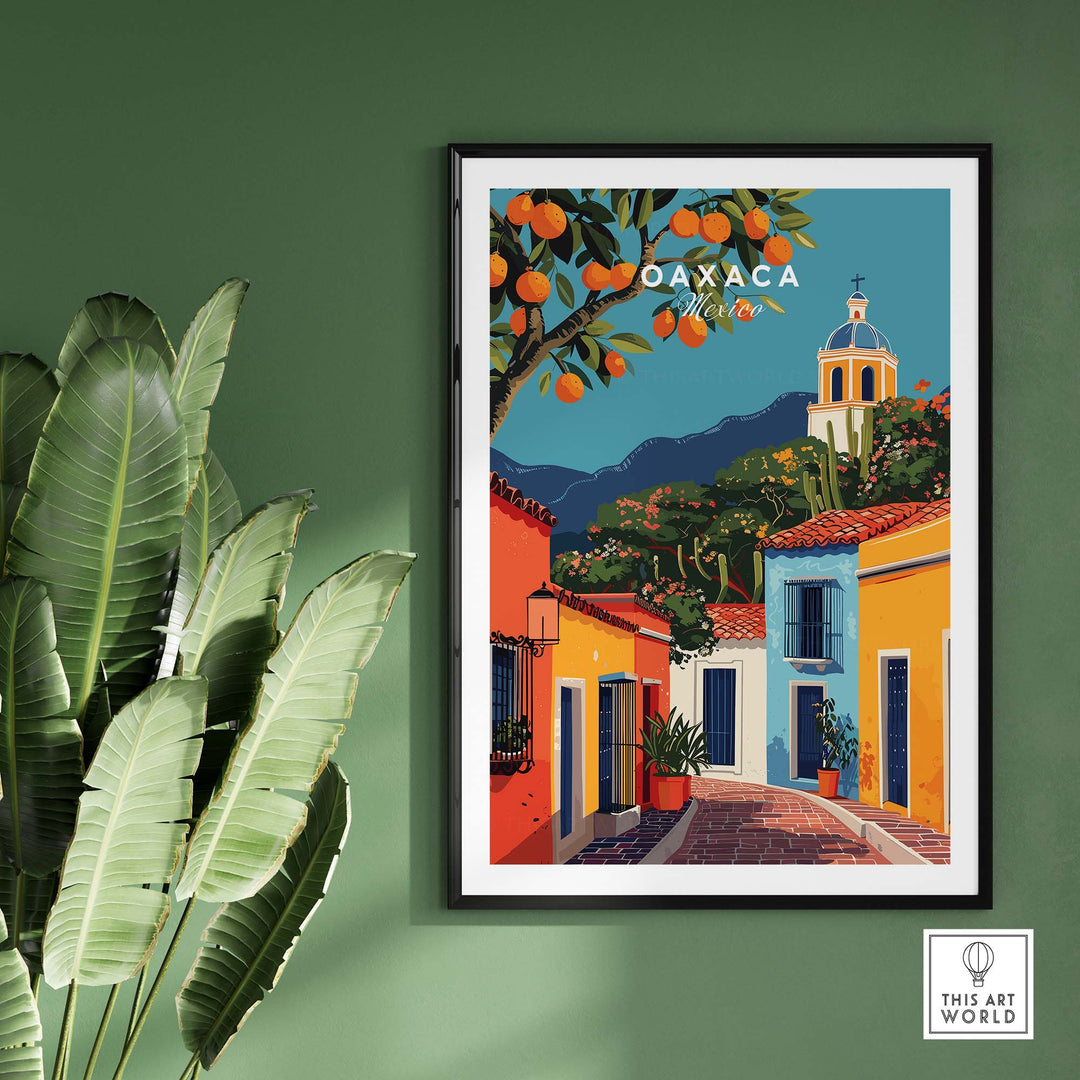 Oaxaca Print Mexico part of our best collection or travel posters and prints - ThisArtWorld