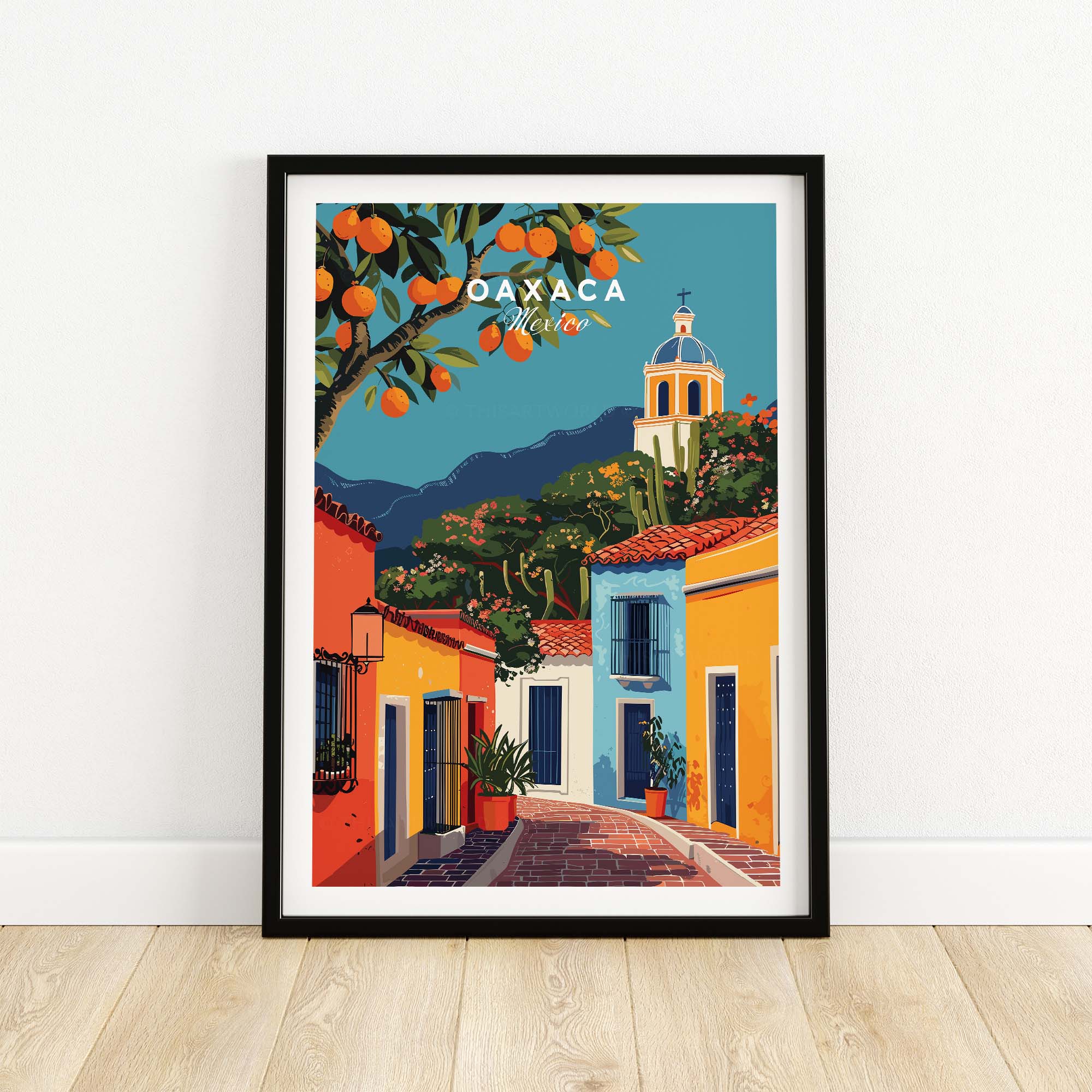 Oaxaca Print Mexico part of our best collection or travel posters and prints - ThisArtWorld
