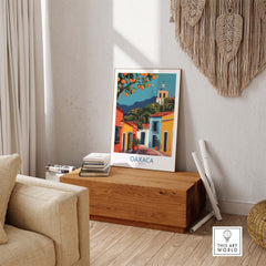 Oaxaca Travel Poster part of our best collection or travel posters and prints - ThisArtWorld