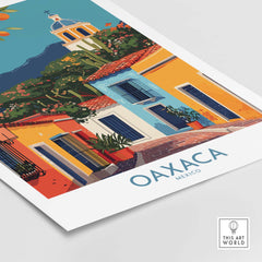 Oaxaca Travel Poster part of our best collection or travel posters and prints - ThisArtWorld