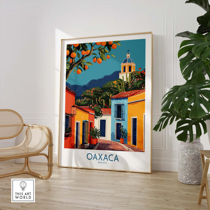 Oaxaca Travel Poster part of our best collection or travel posters and prints - ThisArtWorld