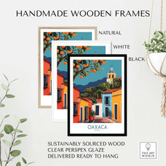 Oaxaca Travel Poster part of our best collection or travel posters and prints - ThisArtWorld