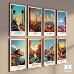 Orlando Poster part of our best collection or travel posters and prints - This Art World