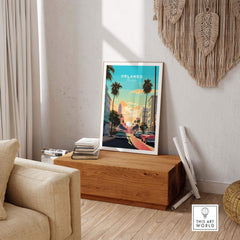 Orlando Print part of our best collection or travel posters and prints - This Art World