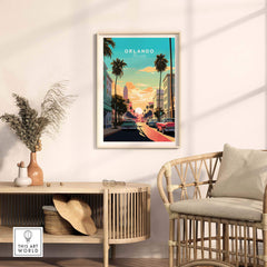 Orlando Print part of our best collection or travel posters and prints - This Art World