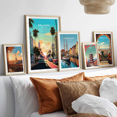 Orlando Print part of our best collection or travel posters and prints - This Art World