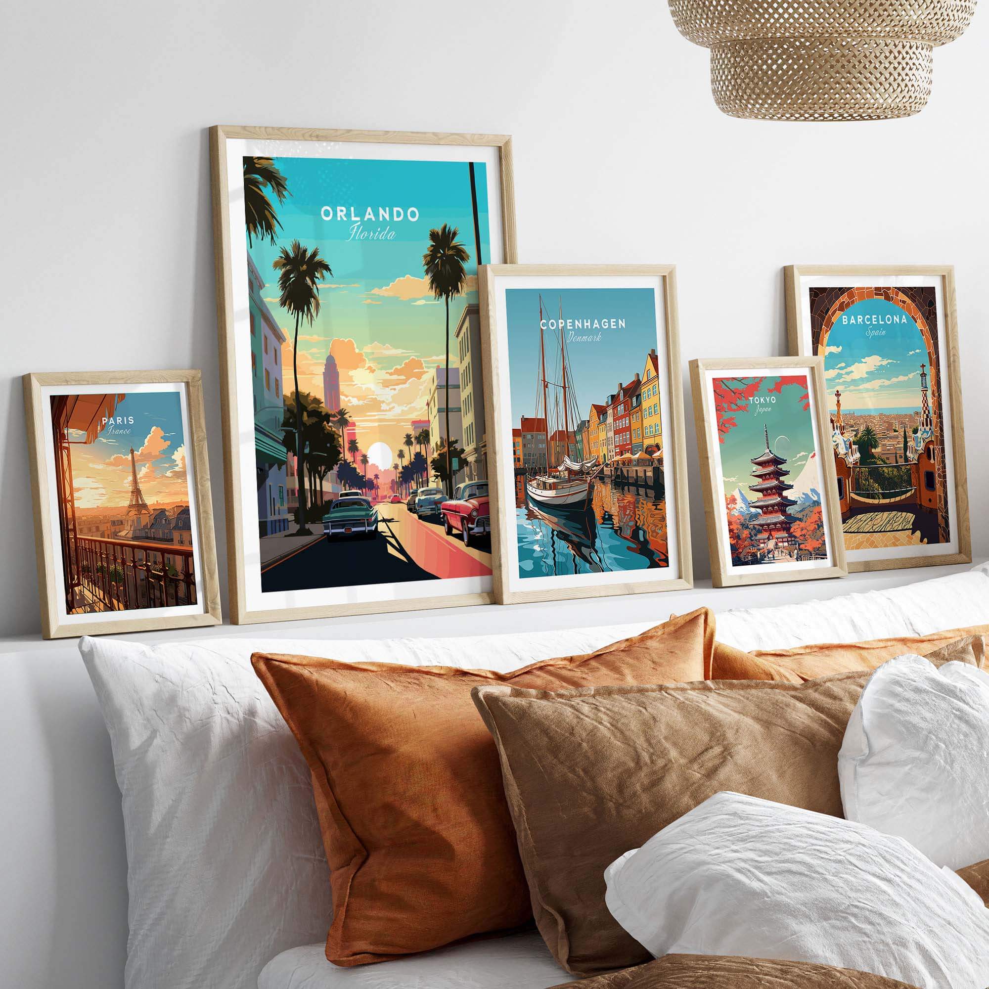 Orlando Print part of our best collection or travel posters and prints - This Art World