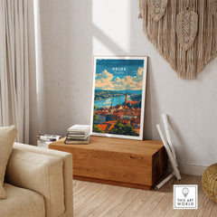 Osijek Croatia Poster-This Art World