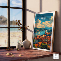 Osijek Croatia Poster-This Art World
