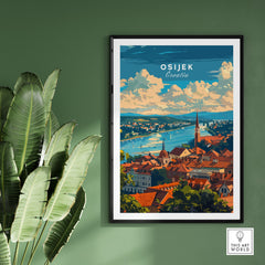 Osijek Croatia Poster-This Art World