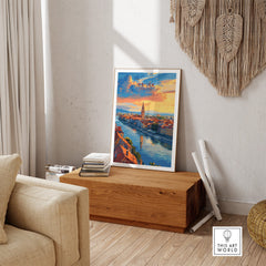 Osijek Travel Poster Croatia-This Art World