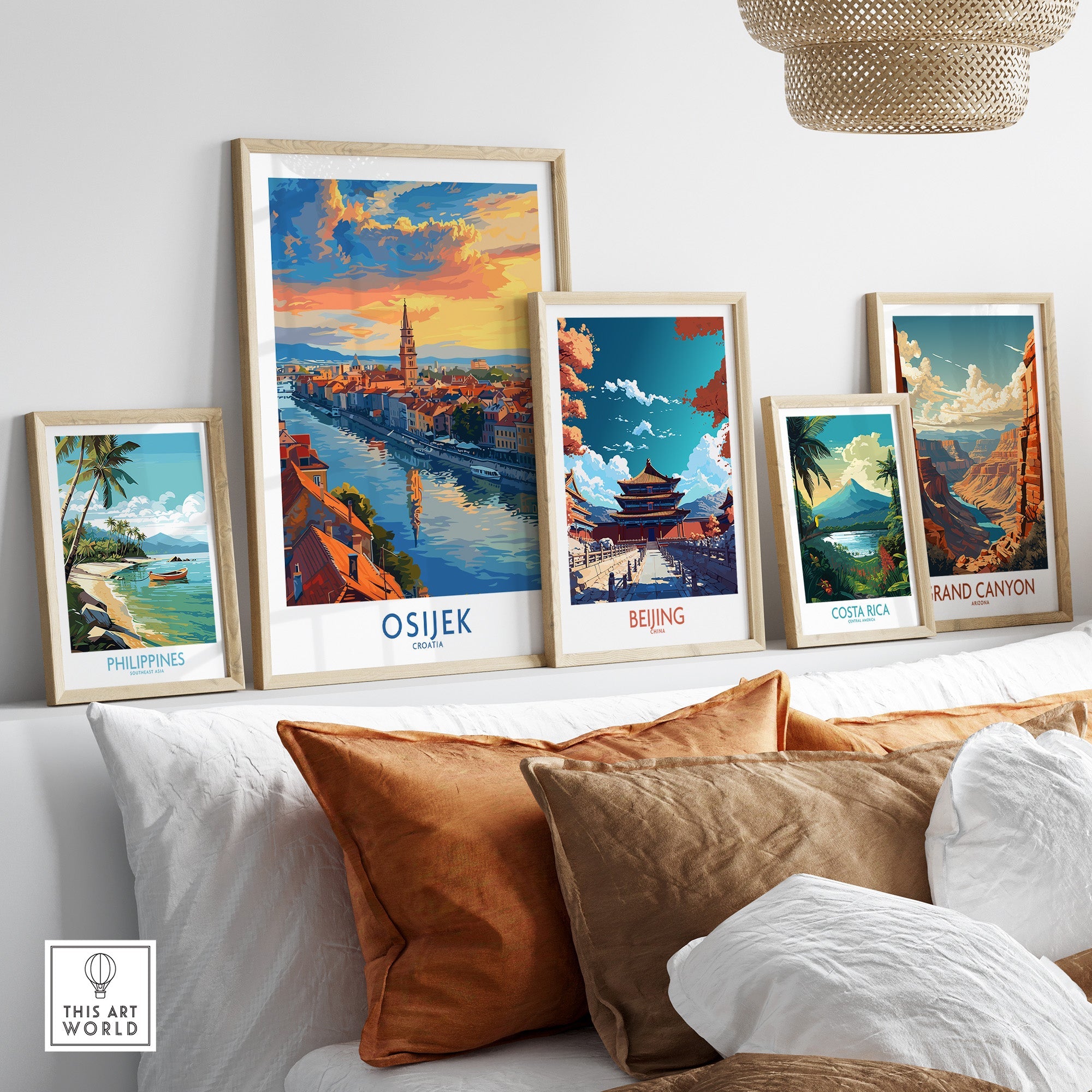 Osijek Travel Print Croatia-This Art World