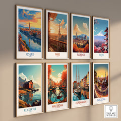 Osijek Travel Print Croatia-This Art World