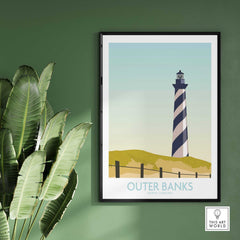 Outer Banks Minimalist Art Print-This Art World