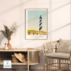 Outer Banks Minimalist Art Print-This Art World