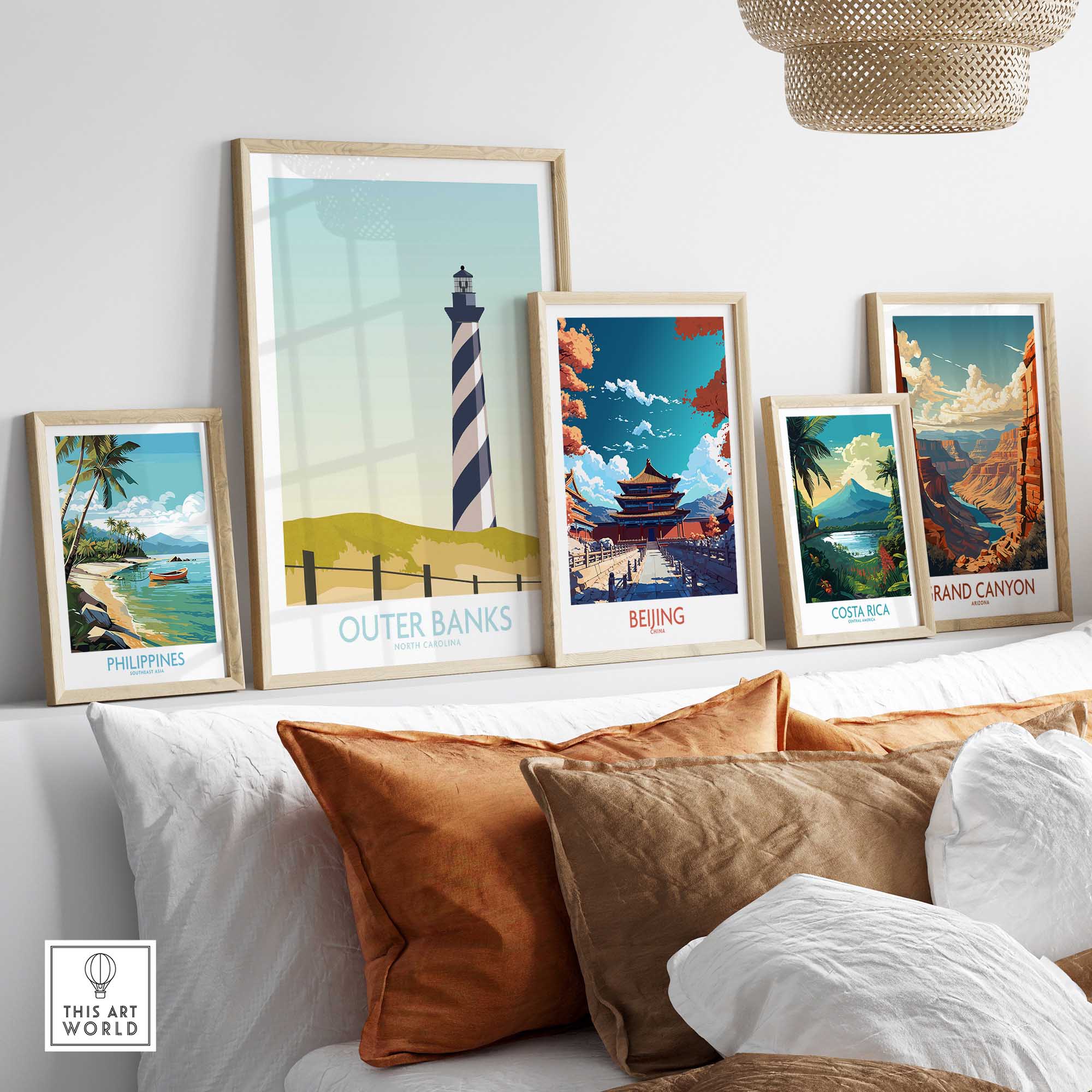 Outer Banks Minimalist Art Print-This Art World