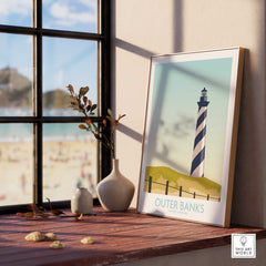 Outer Banks Minimalist Art Print-This Art World