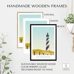 Outer Banks Minimalist Art Print-This Art World