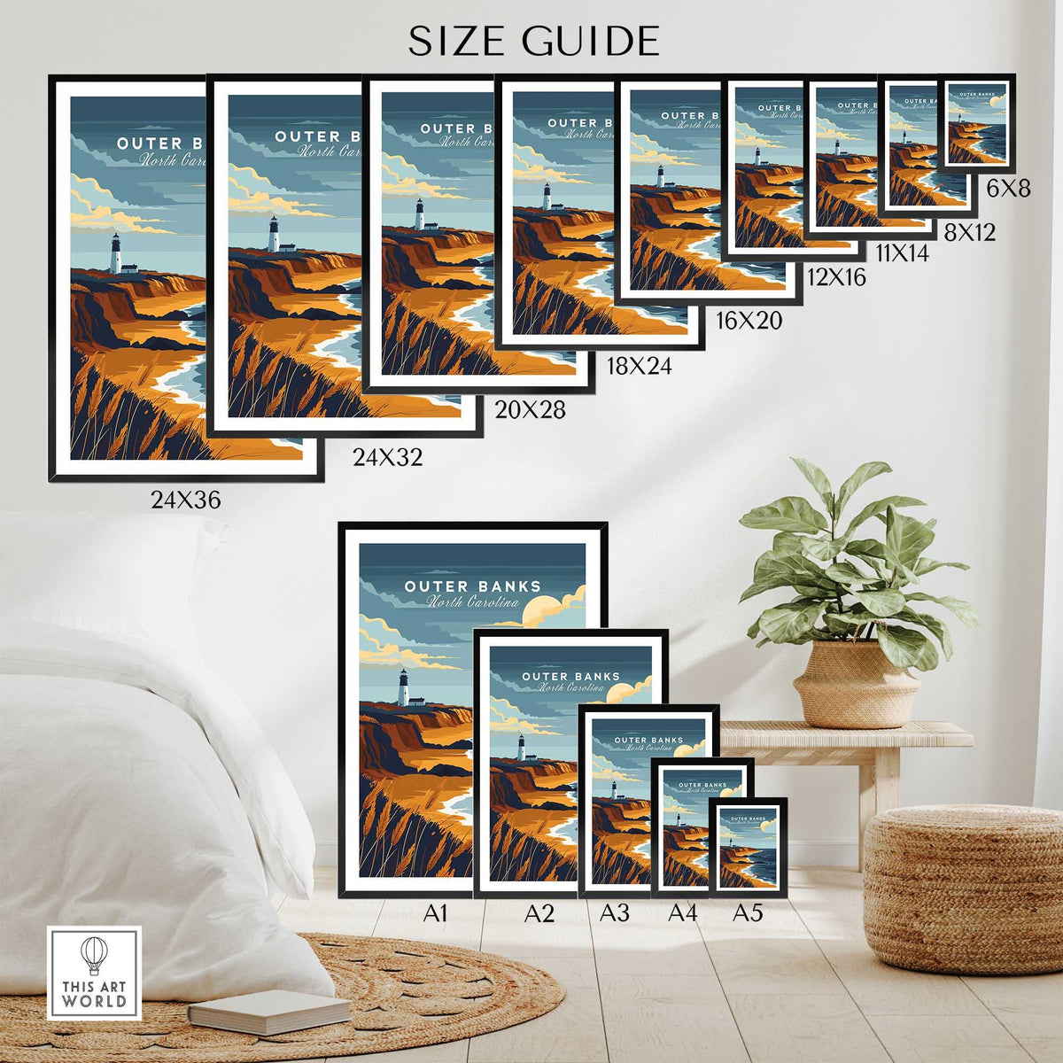 Outer Banks Poster-This Art World