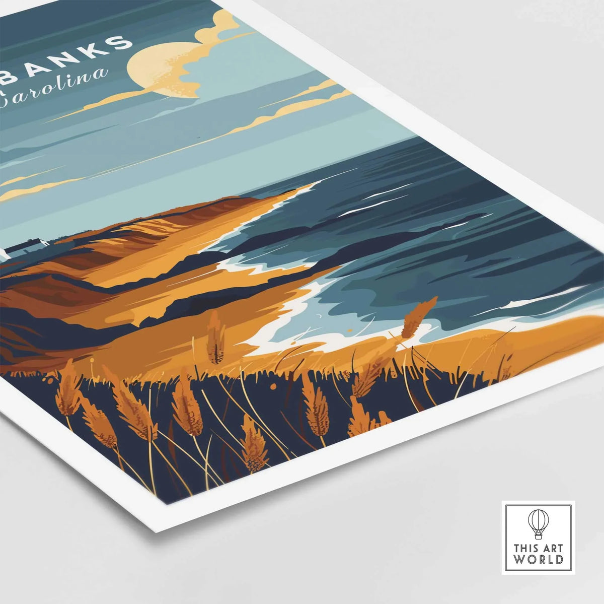 Outer Banks Poster-This Art World