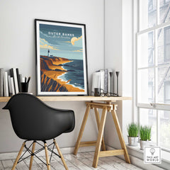 Outer Banks Poster-This Art World