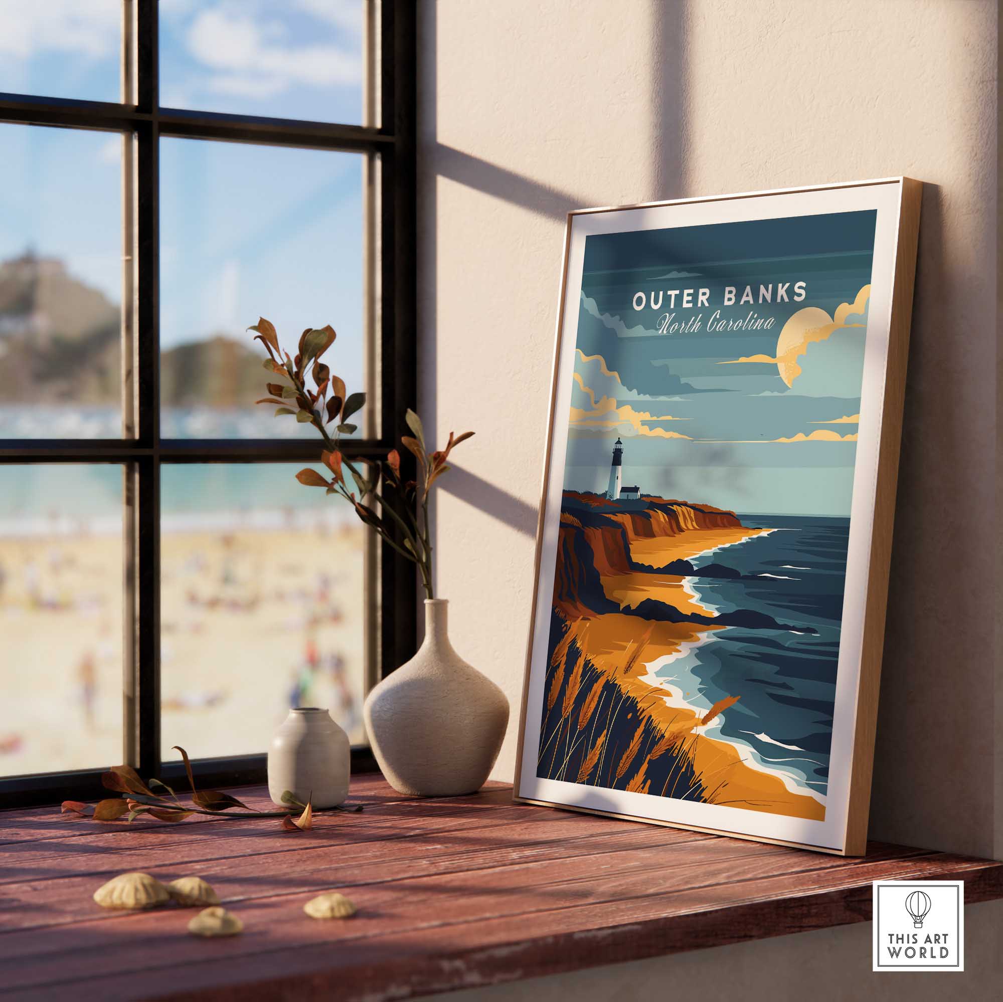 Outer Banks Poster-This Art World