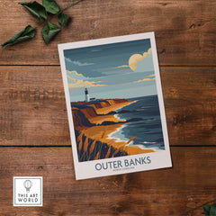 Outer Banks Travel Poster-This Art World