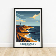 Outer Banks Travel Poster-This Art World