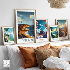 Outer Banks Travel Poster-This Art World
